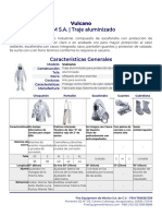 Traje Industrial Vulcano F E