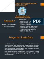 Pengantar Basis Data dan Mengenal Aplikasi XAMPP