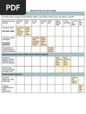Research Plan