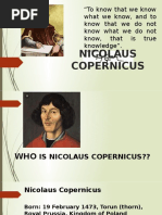 Nicolaus Copernicus