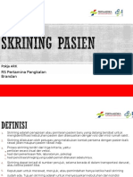 Sosialisasi SKRINING PASIEN