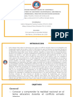 Filosofia Conflicto Armado Guatemala Educacion