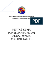 Kertas Kerja Asc Timetables