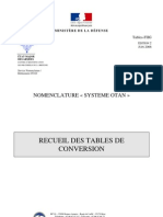 Ministère de La Défense - Tables