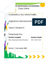 Tarea I - Macroeconomia