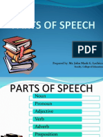 Parts of Speech