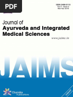 Blood Letting Therapy (Siravyadhana) in Acute Sciatica Pain (Gridhrasi)