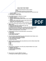 Soal Pretest PMKP Fix PDF