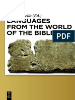 Languages From The World of The Bible (Holger Gzella) PDF