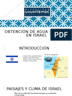 Obtención de Agua en Israel