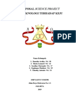 Draft PROPOSAL SCIENCE PROJECT