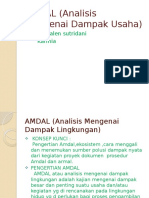 AMDAL (Analisis Mengenai Dampak Usaha) tUGAS iPA