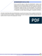 Mantenimiento de La Vía PDF