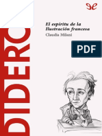 Diderot. El Espiritu de La Ilustracion Francesa