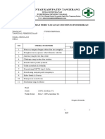 Form Pengkajian PHBS Tatanan Institusi Pendidikan