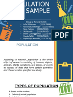 Population and Sample