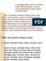 Perilaku Biaya Step