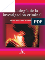 METODOLOGIA DE LA INVESTIGACION CRIMINAL