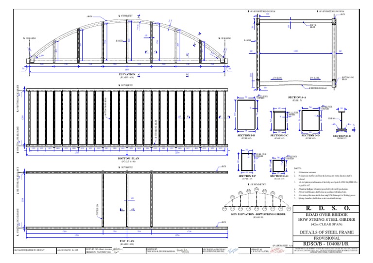 42 M Bow String Girder104081R PDF Metals Structural Engineering