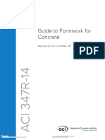 ACI 347R-14 Guide To Formwork For Concrete PDF