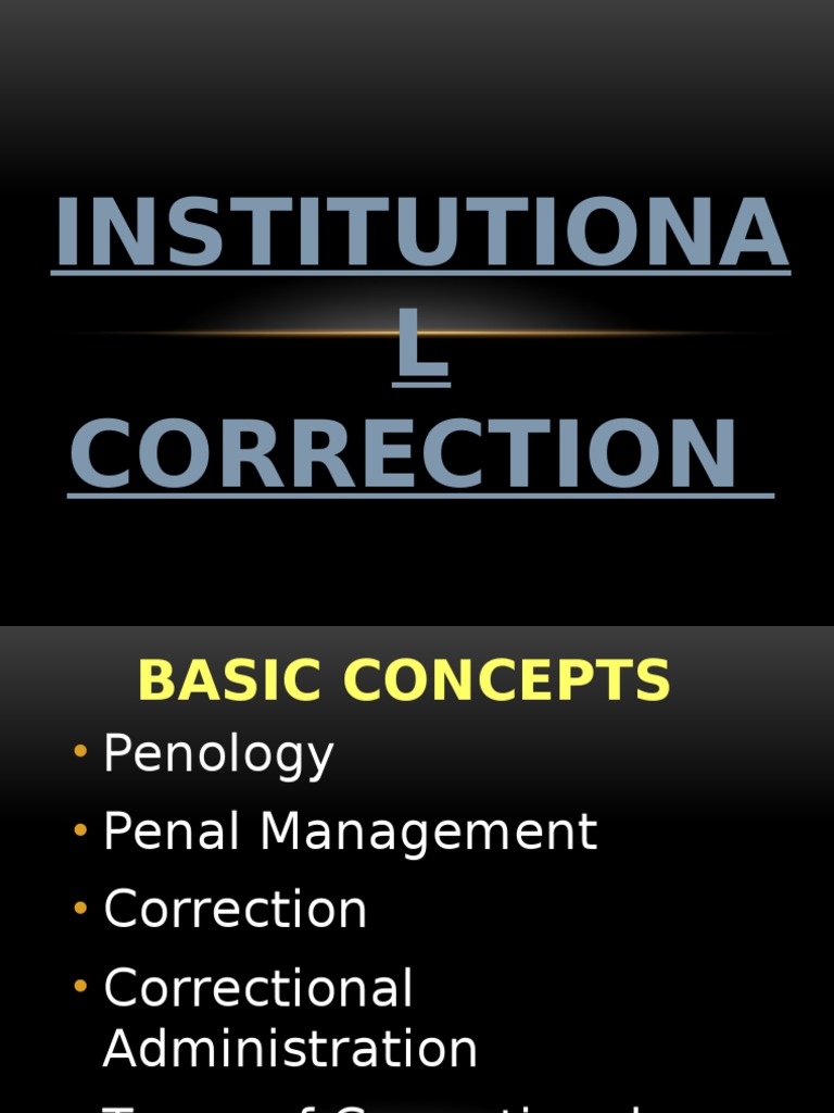 Institutional Correction.pptx Prison Punishments