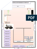 Shop layout for shielded metal arc welding training