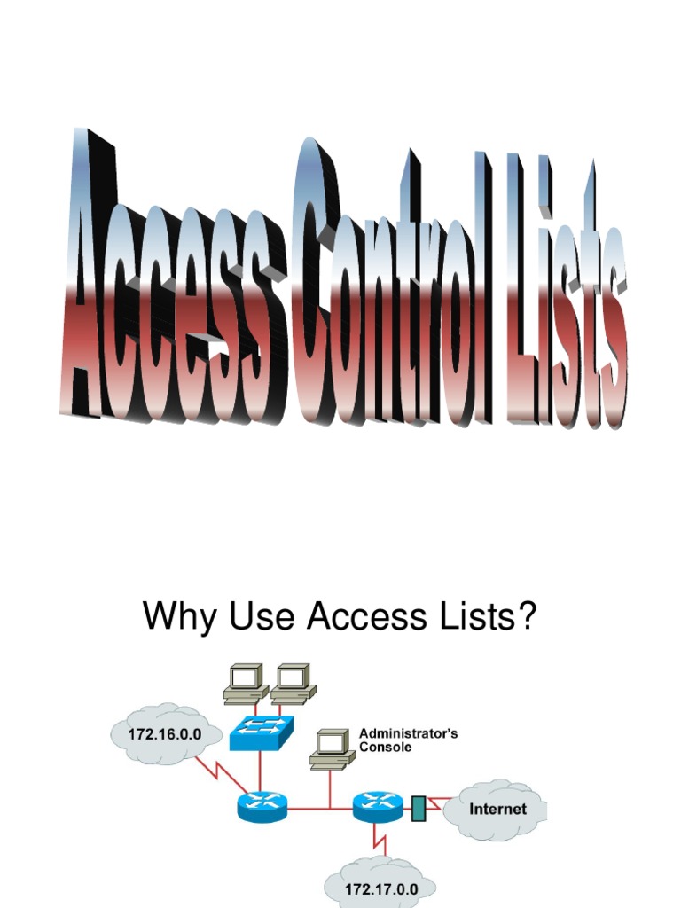 Understanding Access Control Lists (ACLs) | PDF