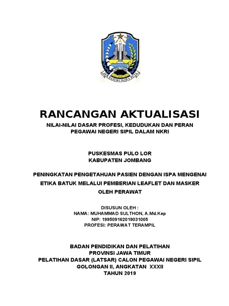 Rancangan Aktuslisasi Ms Pdf