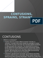 Contusions, Sprains, Strains