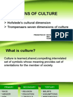 Culture Dimensons