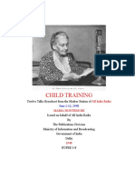 Maria Montessori - Child Training (Montradio)