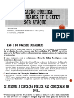 UFG - A Educação Pública, As Universidades, IF PDF