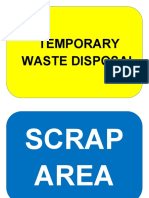 Temporary Waste Disposal