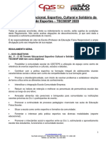 Regulamento Oficial 7ºtecsesp 2020 PDF