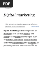 Digital Marketing - Wikipedia PDF