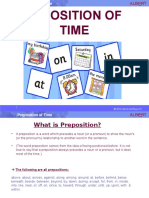 Preposition of Time