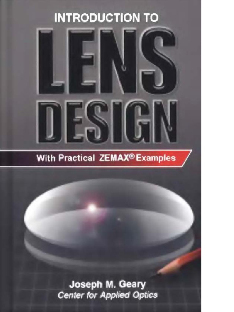 (Joseph M Geary) Introduction To Lens Design PDF PDF