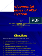 Developmental Anomalies of MSK System, 19-20 PDF