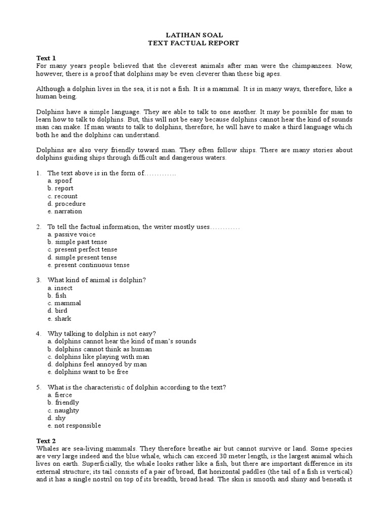 Latihan Soal Factual Report Remote Sensing Giraffe