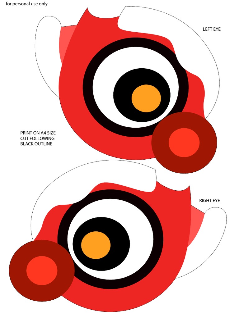 Lion Head Template Free PDF | PDF