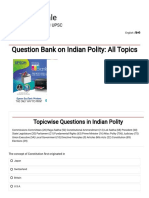 Question Bank On Indian Polity - All Topics - Page 2 - Parikshawale