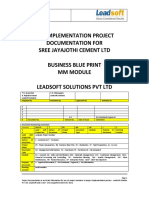 BUSINESS BLUEPRINT - MM - SJCL - Version 1.0