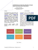 Formulating Valid and Reliable Research Questions, Hypotheses Through Critical Analysis and Interpretation of Information