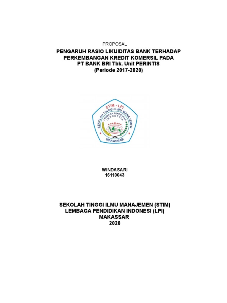 Pengaruh Likuiditas terhadap Kredit BRI | PDF