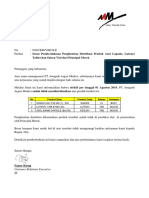 2019.39 - Surat Pemberitahuan Penghentian Distribusi Produk Azol Capsule, Lutenyl Tablet Dan Saizen Vial Dari Principal Merck