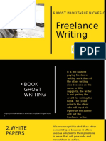 6 Most Profitable Niches of Freelance Writing