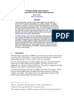 The MBTI An Interpersonal Tool For System Administrators - Jacob, Shoemaker 1993