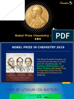 Nobel Prize Presentation Chemistry