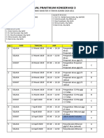 JADWAL PRAKTIKUM KONSERVASI III TH 2020