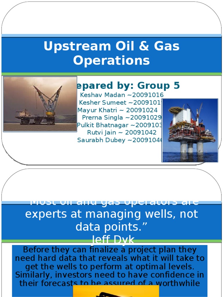 Upstream Oil & Gas Operations Service Oriented Architecture